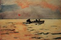 Homer, Winslow - Rowing Home